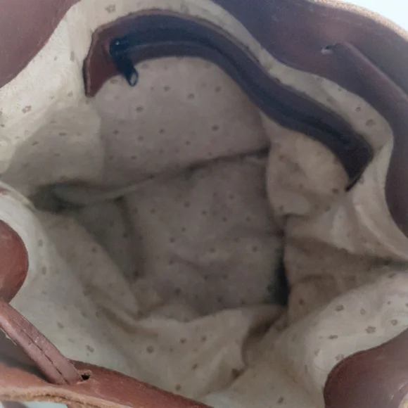 Genuine Leather New Mexico Discovery! Floral Stamping Bucket Bag - Picture 3 of 3